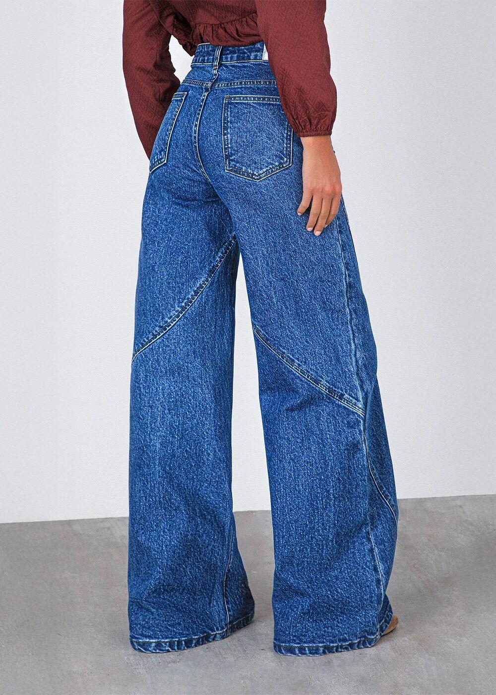 Pantalón cortes cruzados Azul Mujer Raindoor-5