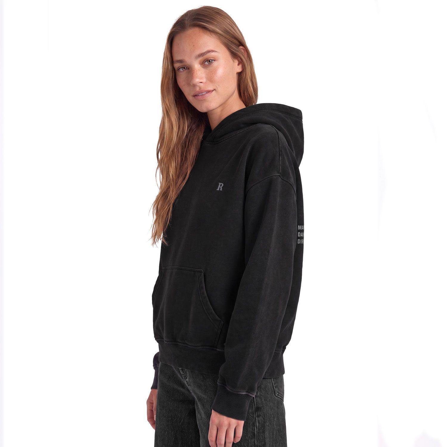 Poleron Hoodie Raindoor Girls Negro Mujer-2