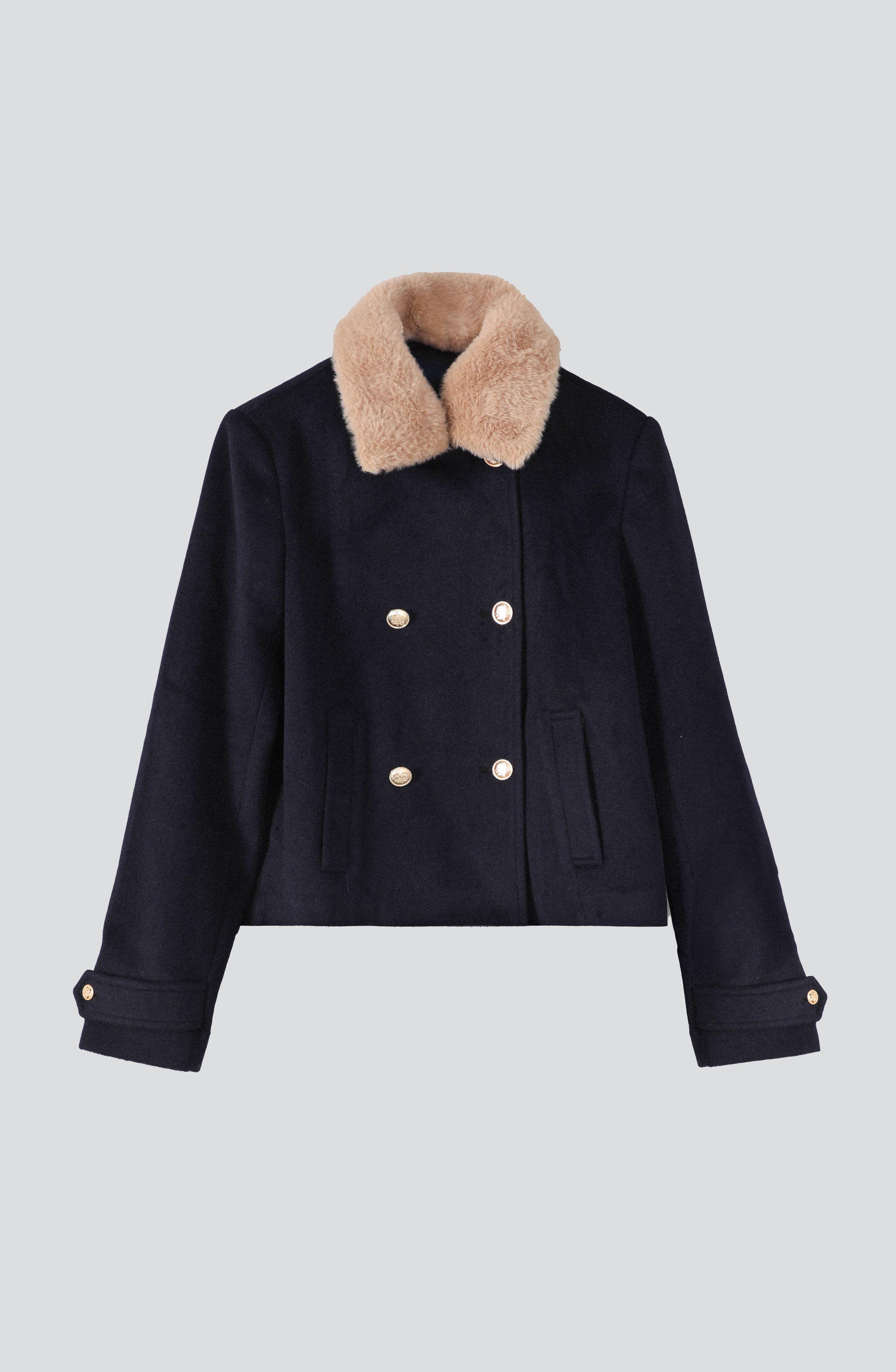 Chaqueta Marinera Azul Cuello Desmontable Mujer Raindoor-3
