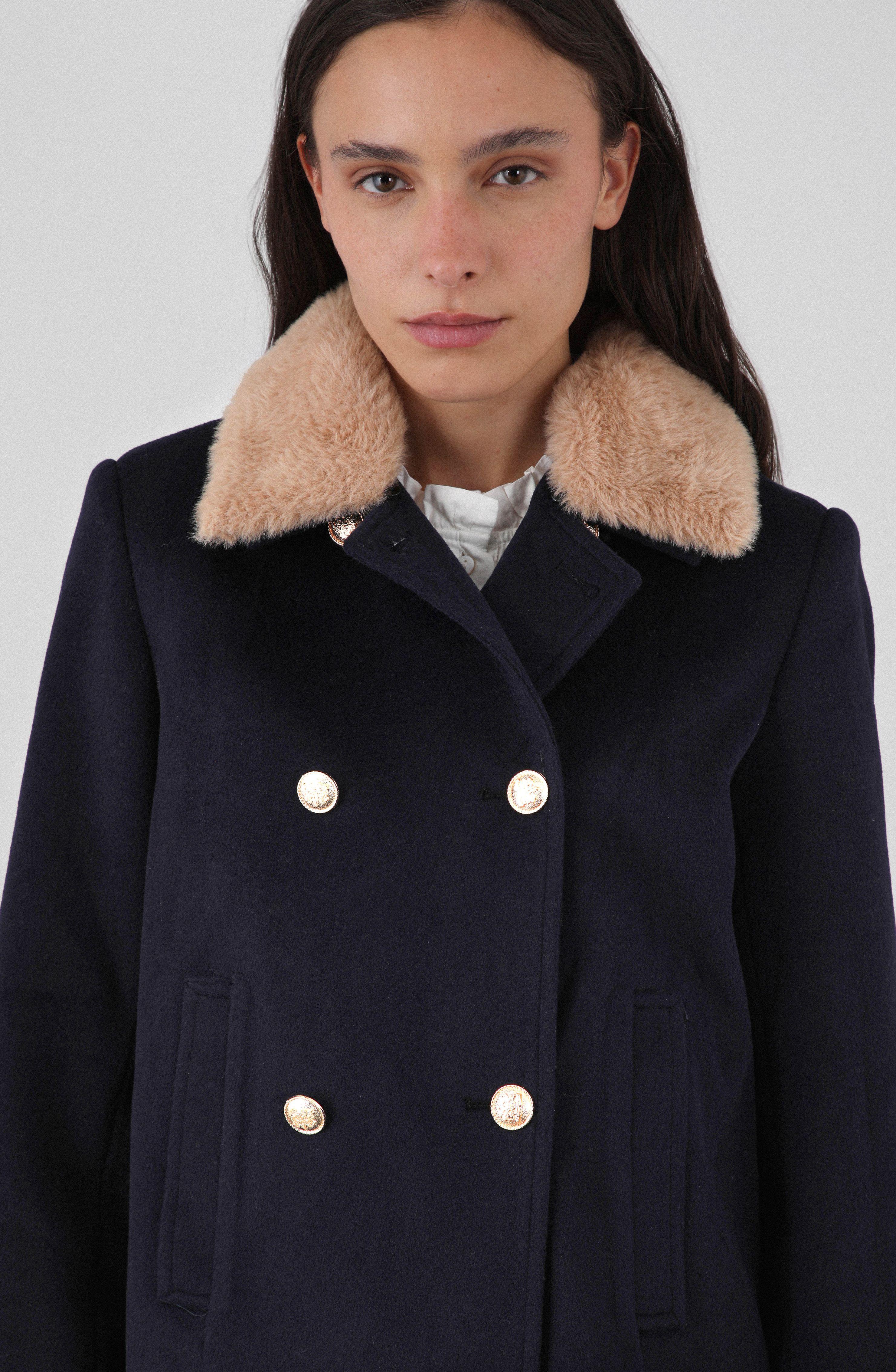 Chaqueta Marinera Azul Cuello Desmontable Mujer Raindoor-4