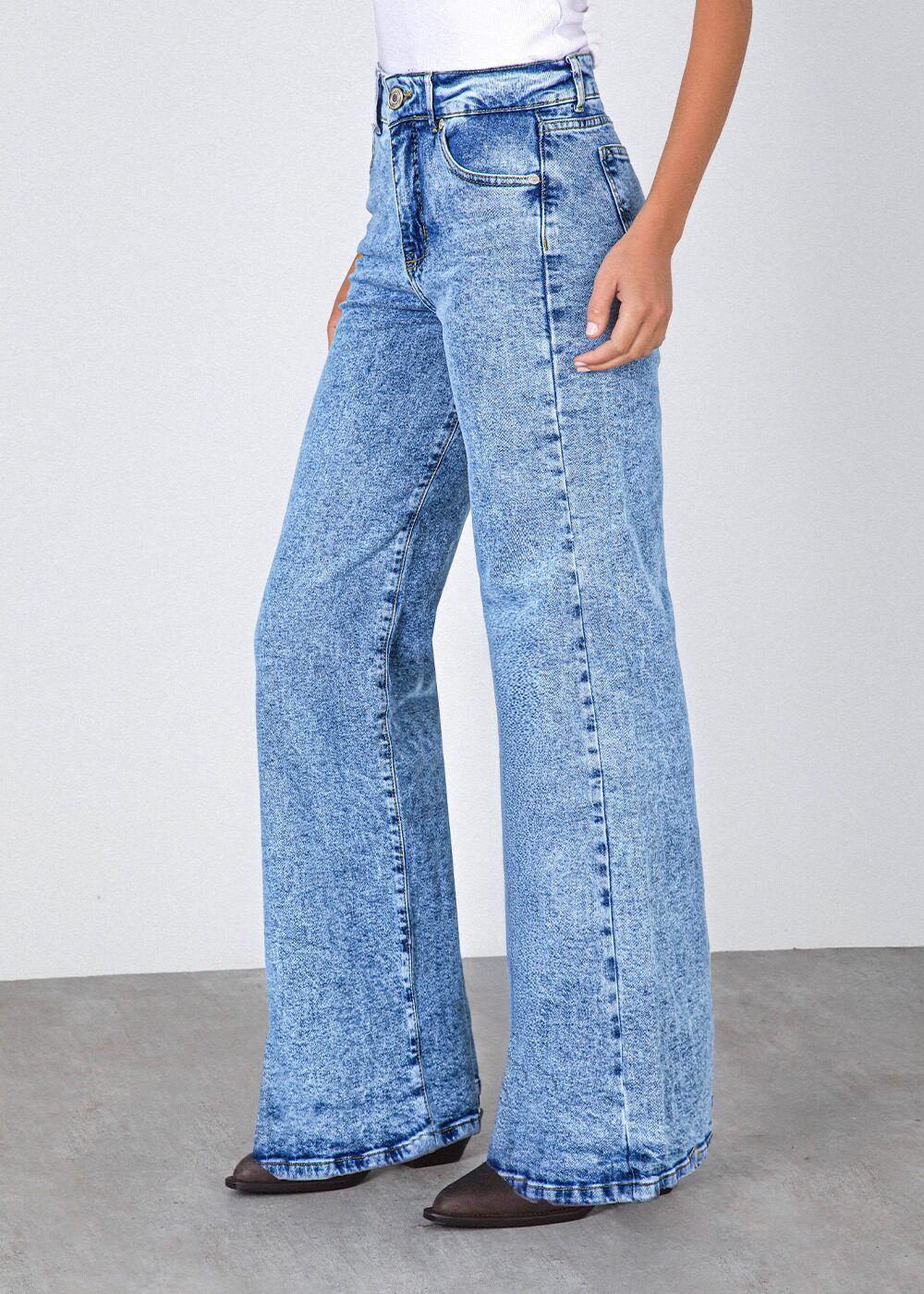 Pantalón Ojal Back Pocket Azul-3