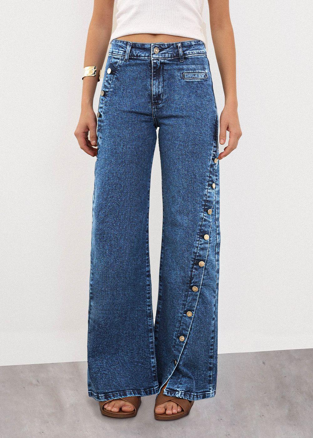 Pantalón Cruzado Botones Mujer Raindoor-0