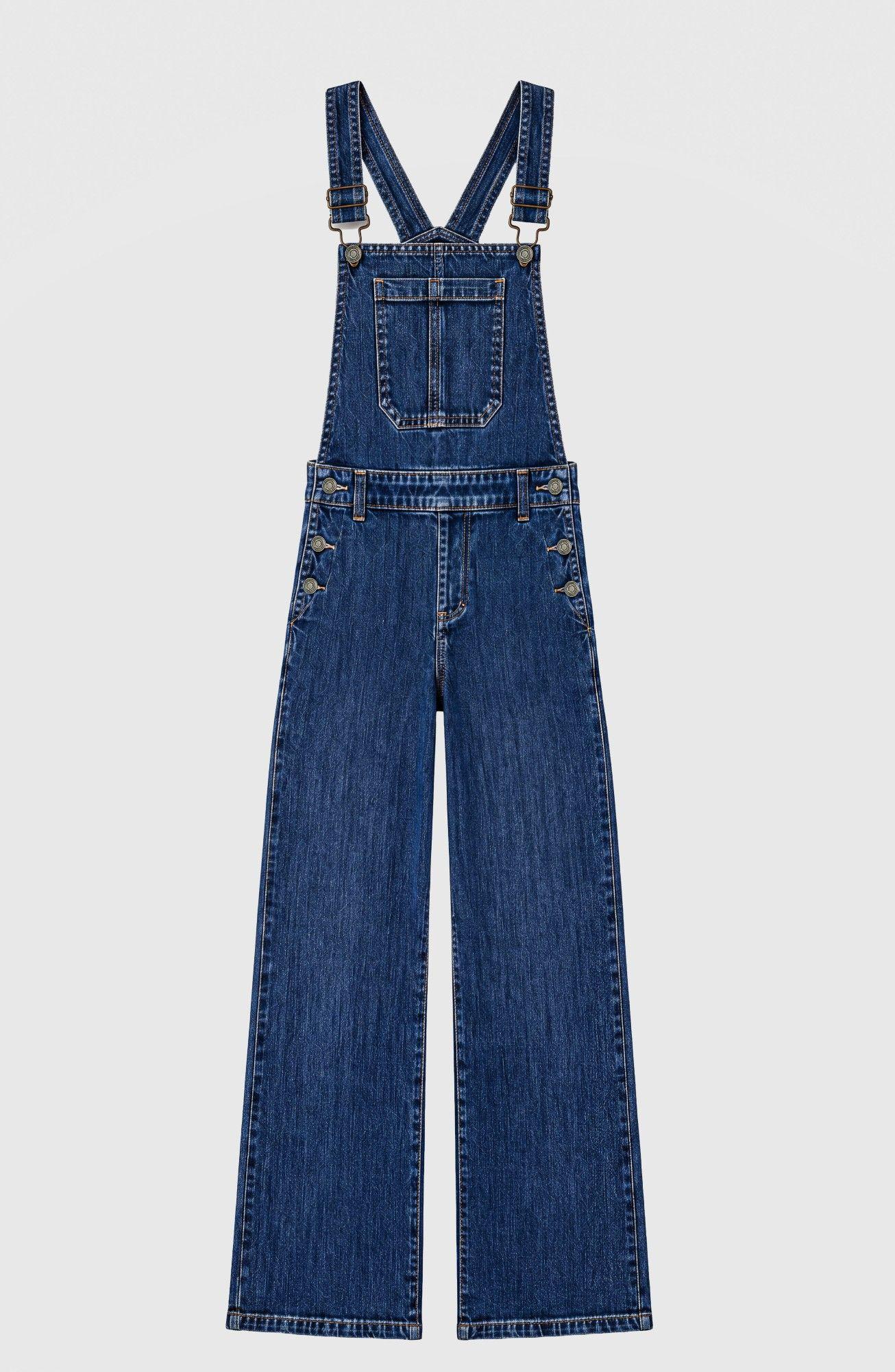 Jardinera Denim Azul Mujer Raindoor-4