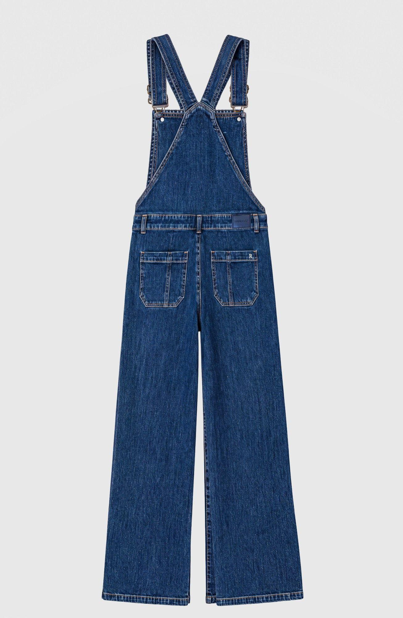 Jardinera Denim Azul Mujer Raindoor-5