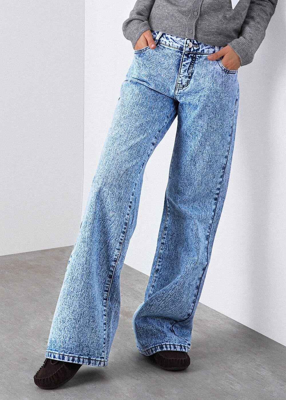 Pantalón pocket ojal Azul Mujer Raindoor-2