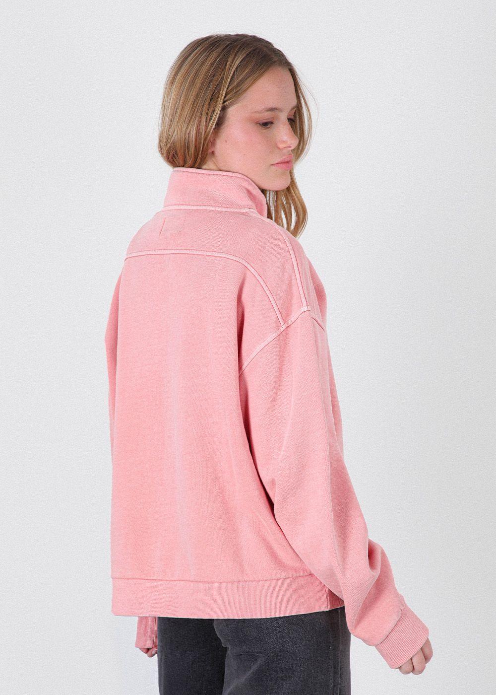 Polerón Medio Zipper Rosa Mujer Raindoor-3