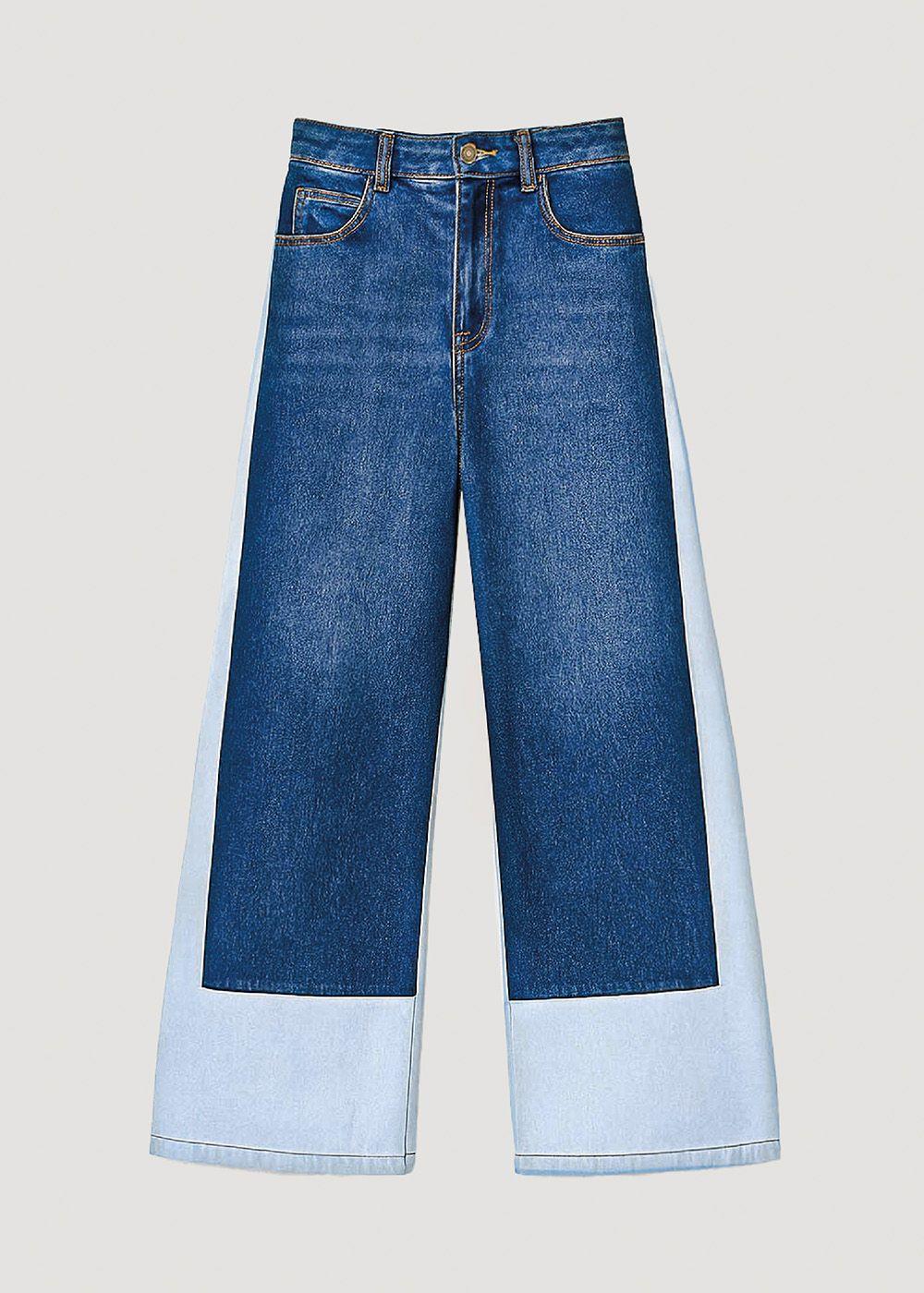 Pantalón Bicolor Franja Blanco Mujer Raindoor-4