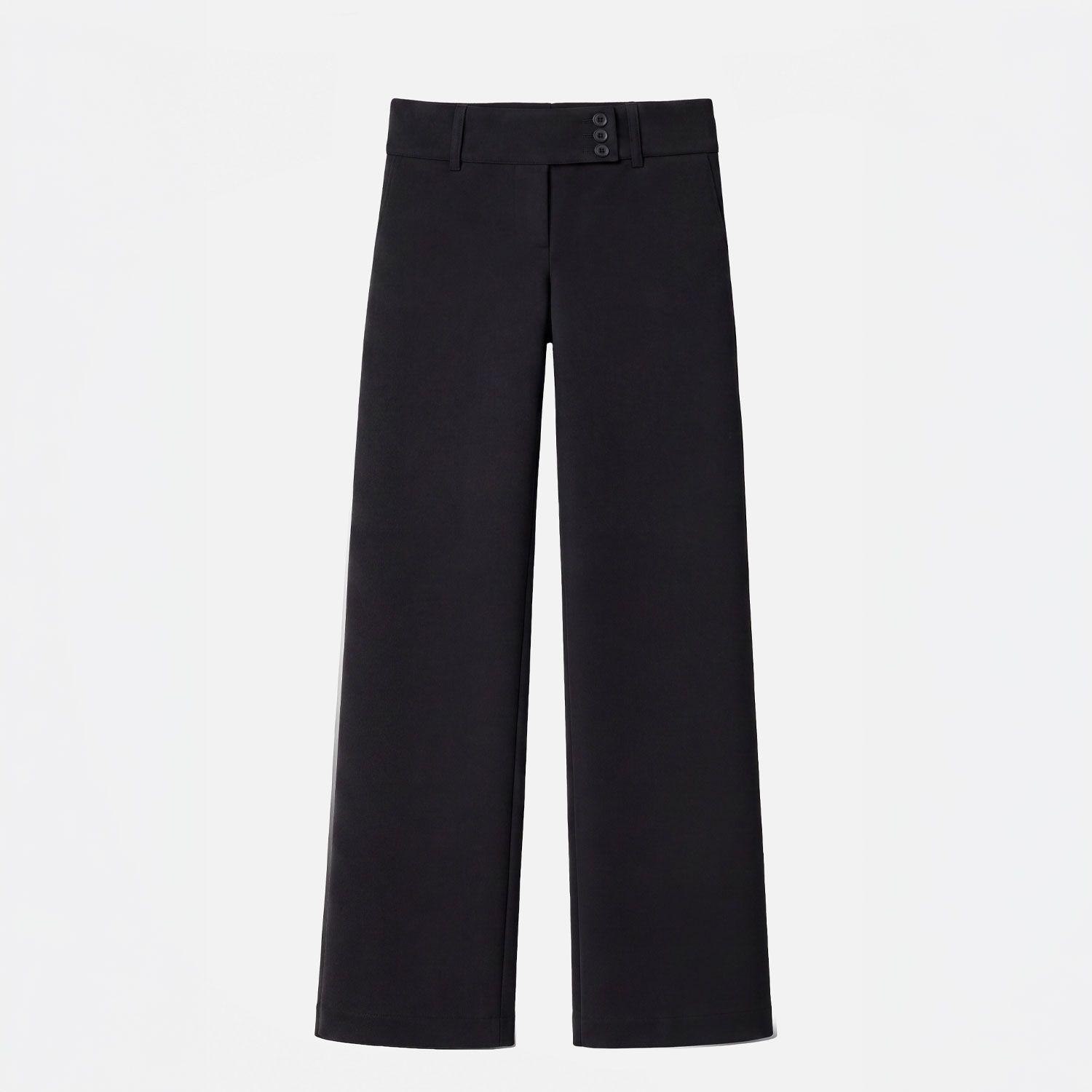 Pantalon Sastrero Pretina Negro Mujer Raindoor-4