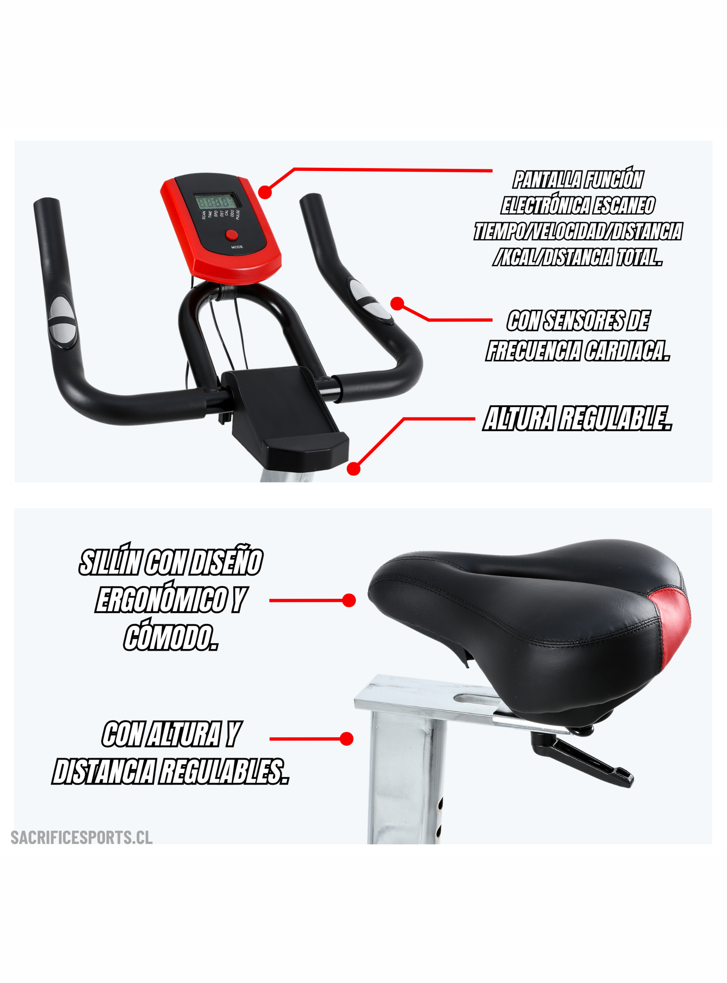 Bicicleta Spinning ES770N-2