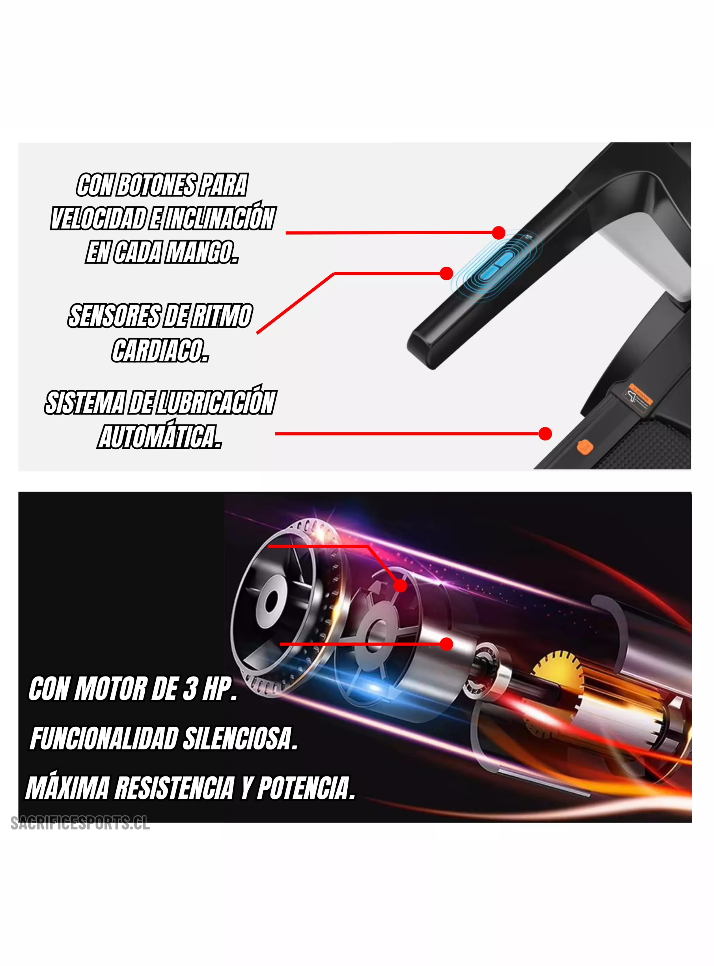 Trotadora Eléctrica A4-3