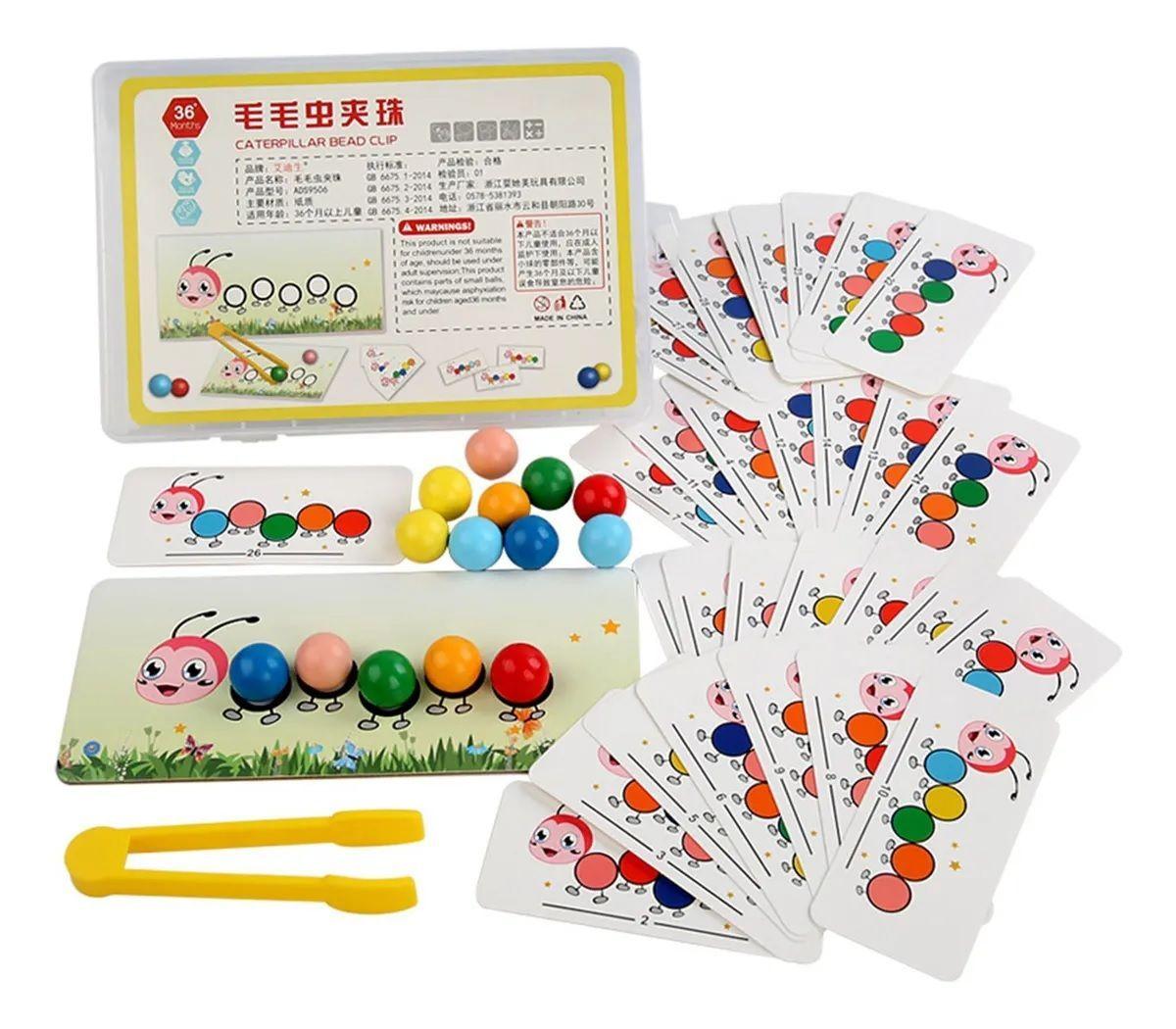 Juego Did ctico De Clasificaci n Pinza De Numeros Y Colores Multicolor-6