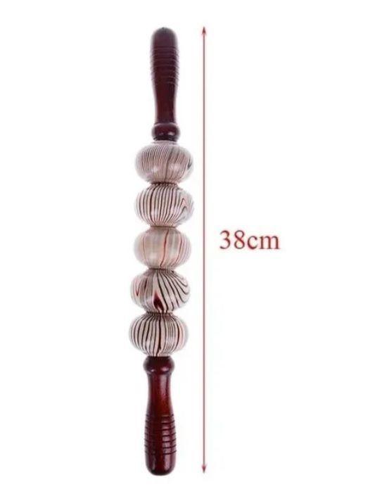 Pack De 2 Masajeadores Madera Rodillos-6