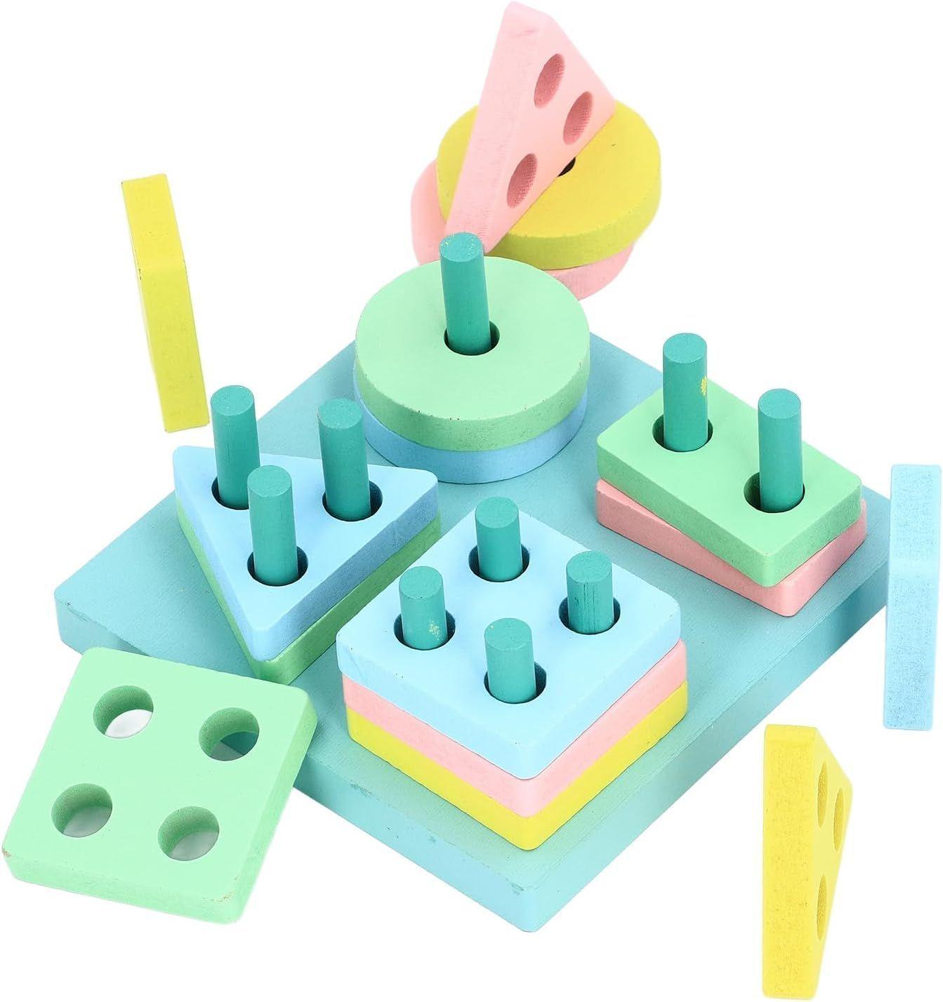 Bloques De Construcción Apilables, Mini Dificultad-1