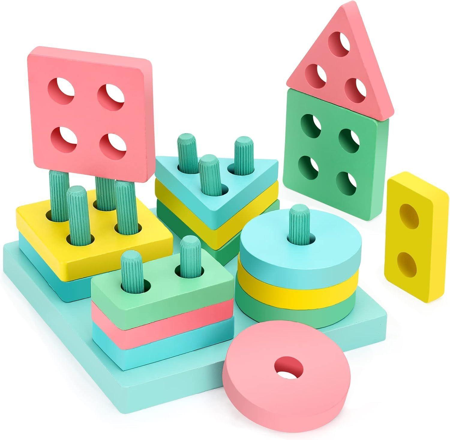 Bloques De Construcción Apilables, Mini Dificultad-2