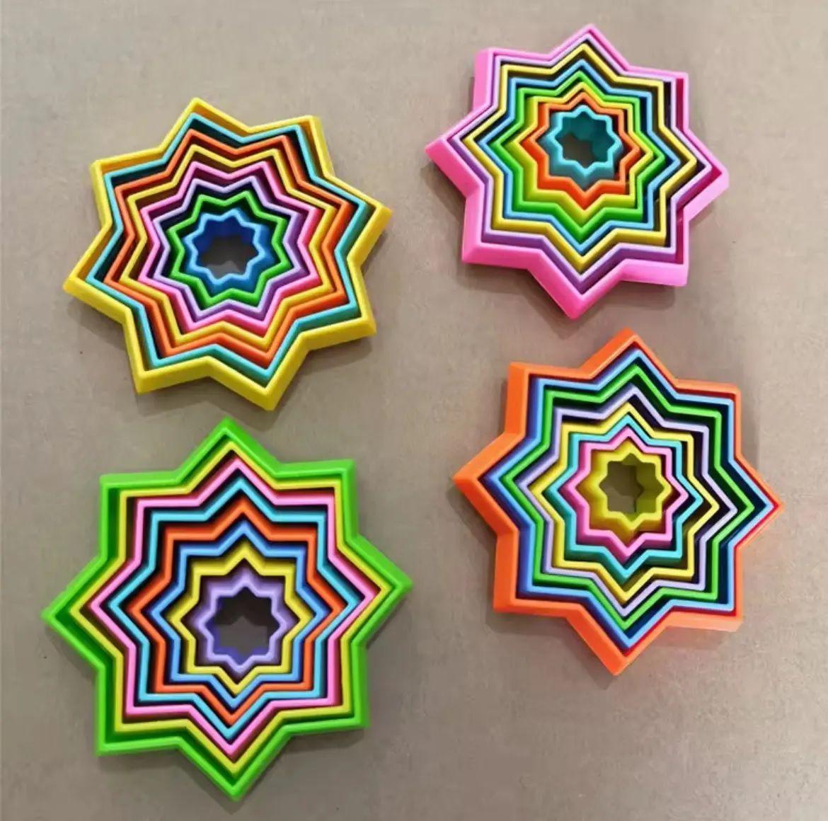 Estrella 3d Magica Antiestress Espiral Terapia Ni os Tdah-3