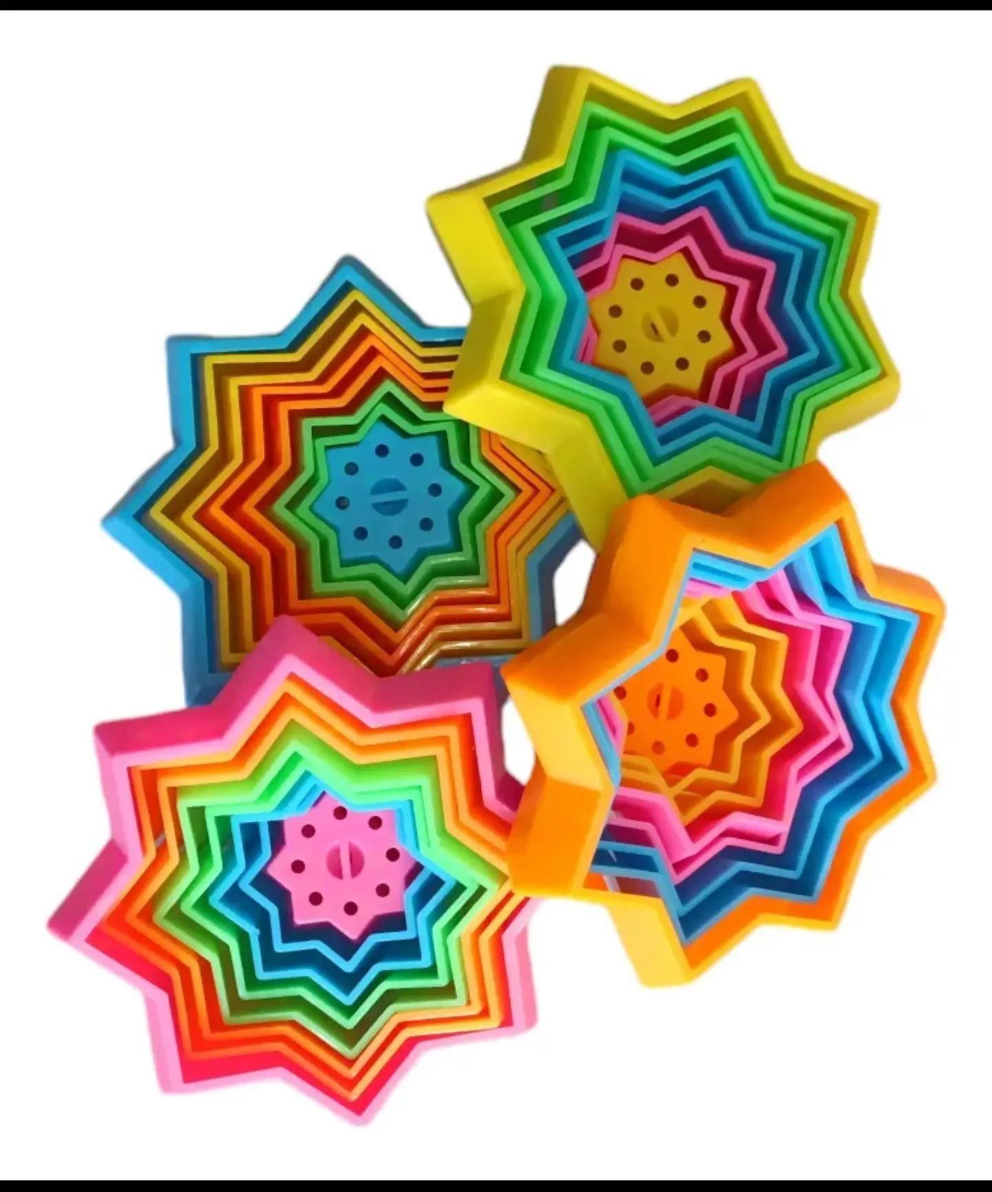Estrella 3d Magica Antiestress Espiral Terapia Ni os Tdah-4