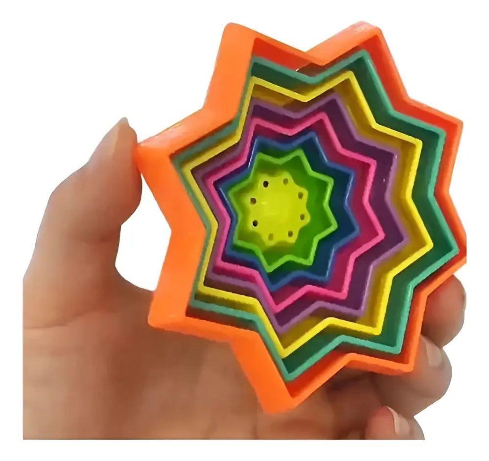 Estrella 3d Magica Antiestress Espiral Terapia Ni os Tdah-5