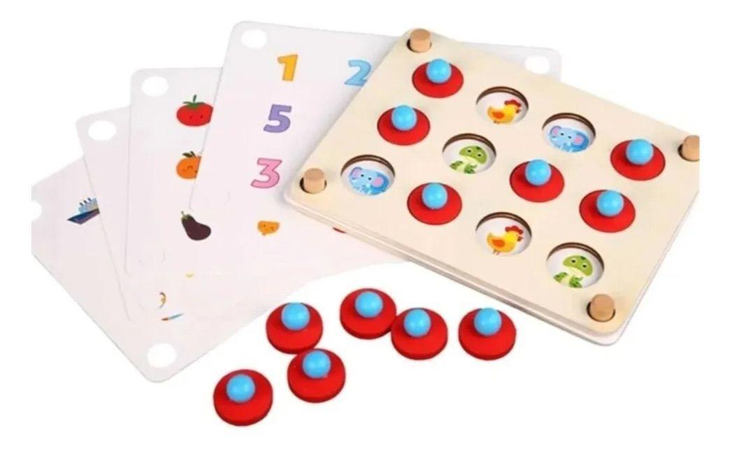 Juego Didáctico Memorice Chess Mediano Juego De Memoria-1