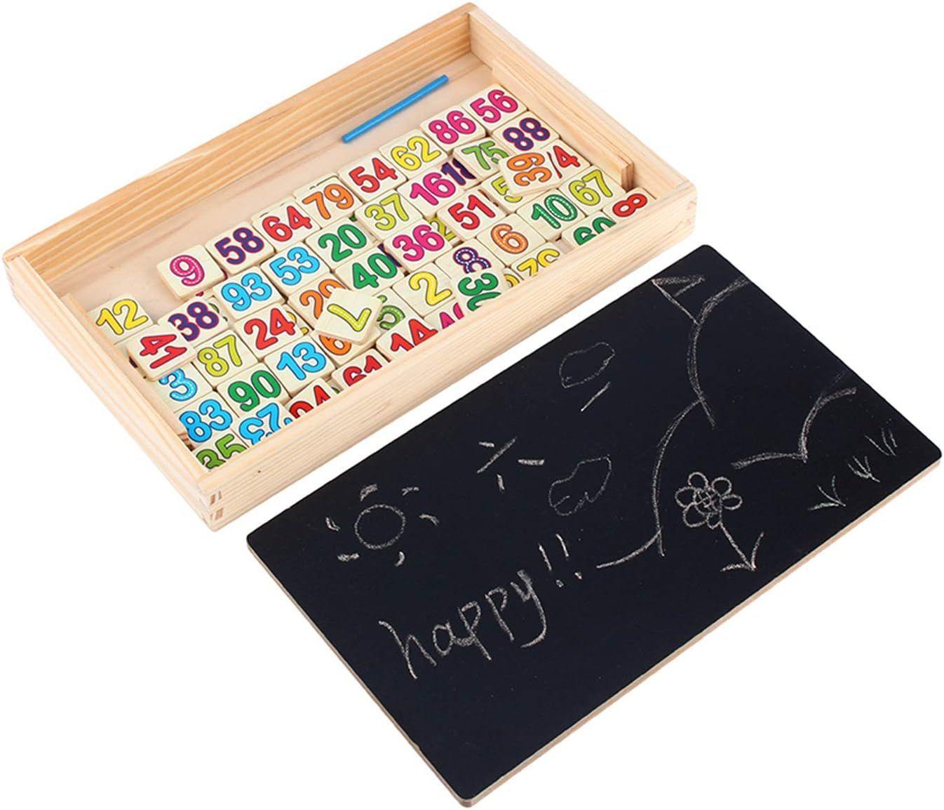 Juguete Matematico Montessori Suma Resta Reloj + Pizarra-2