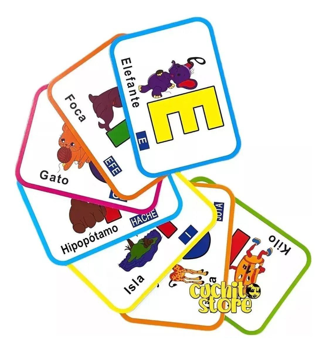 Pack Tarjetas Numero Y Letras Flash alpha Set De Aprendizaje-4