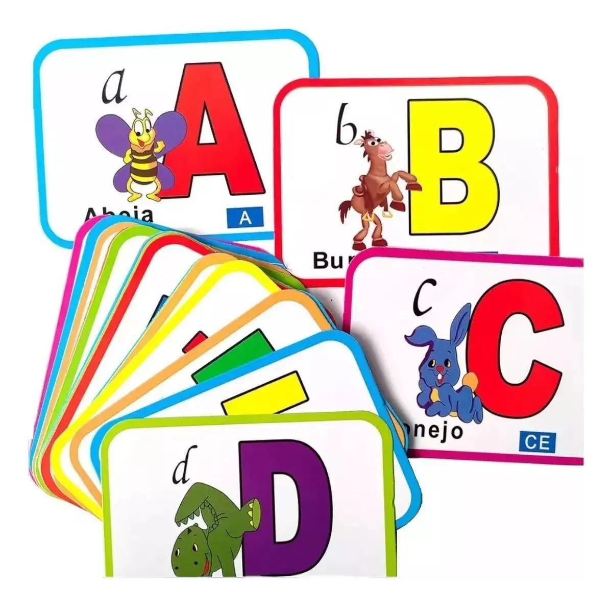 Pack Tarjetas Numero Y Letras Flash alpha Set De Aprendizaje-5