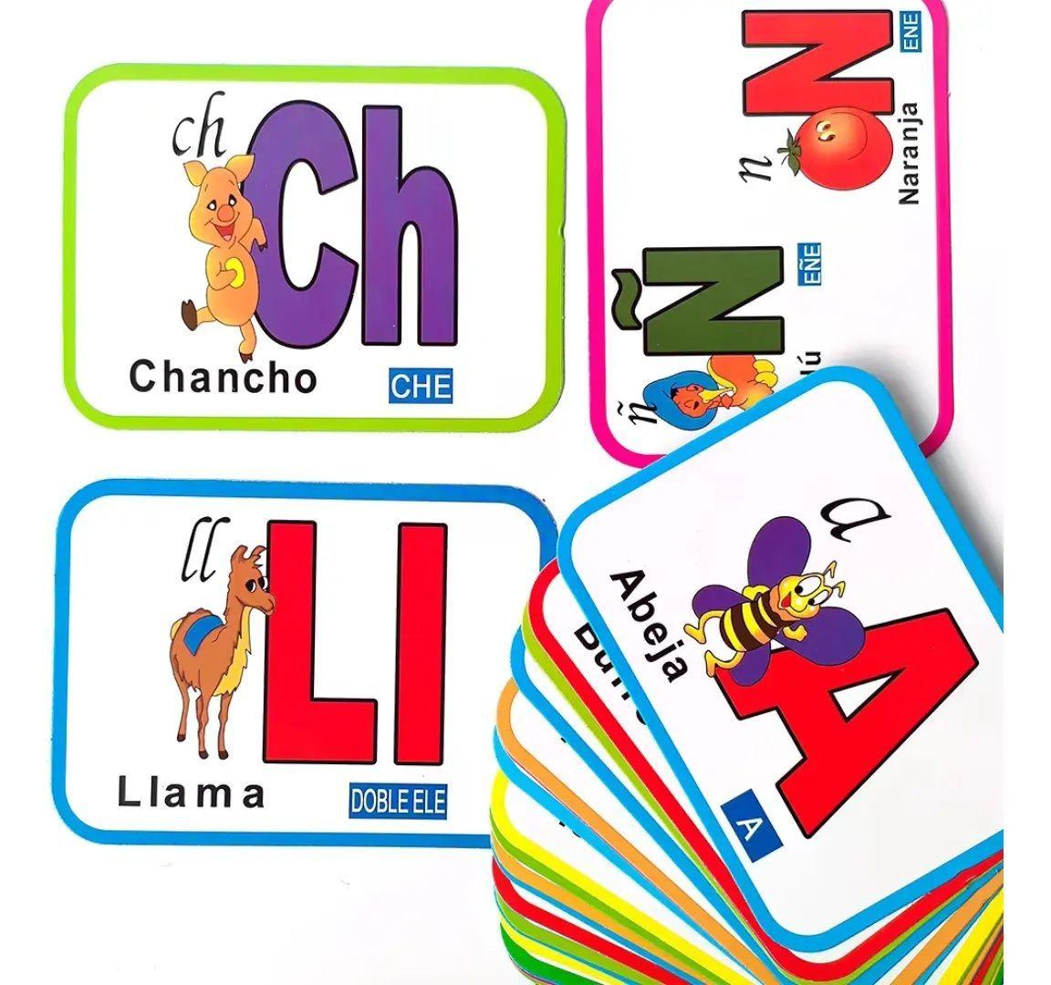 Pack Tarjetas Numero Y Letras Flash alpha Set De Aprendizaje-6
