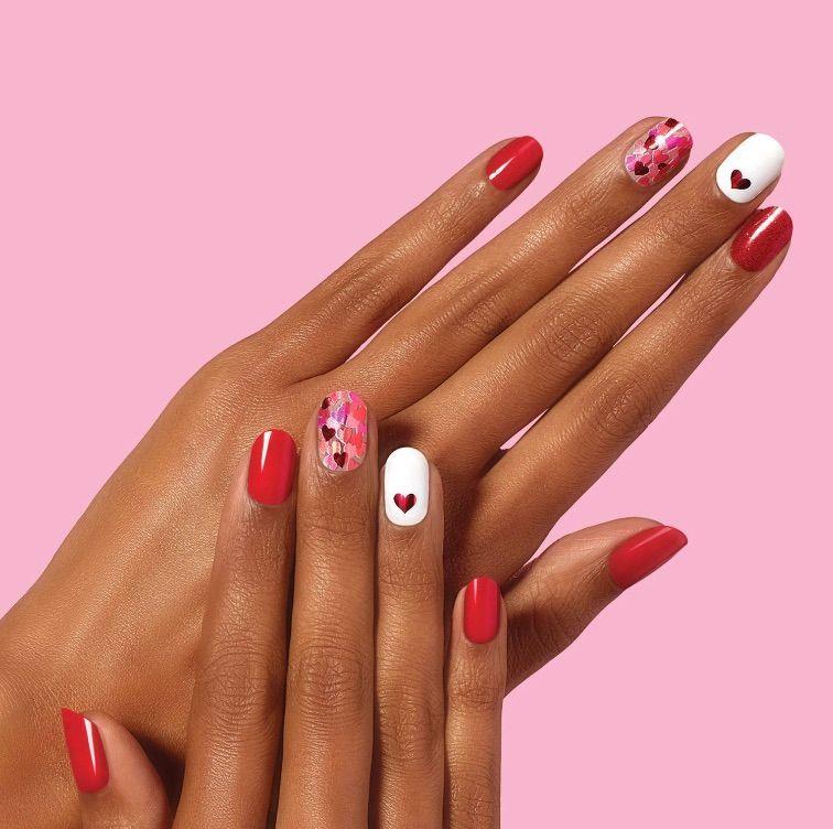 Uñas Adhesivas Gloss Ultra Shine Gel Rojo-2