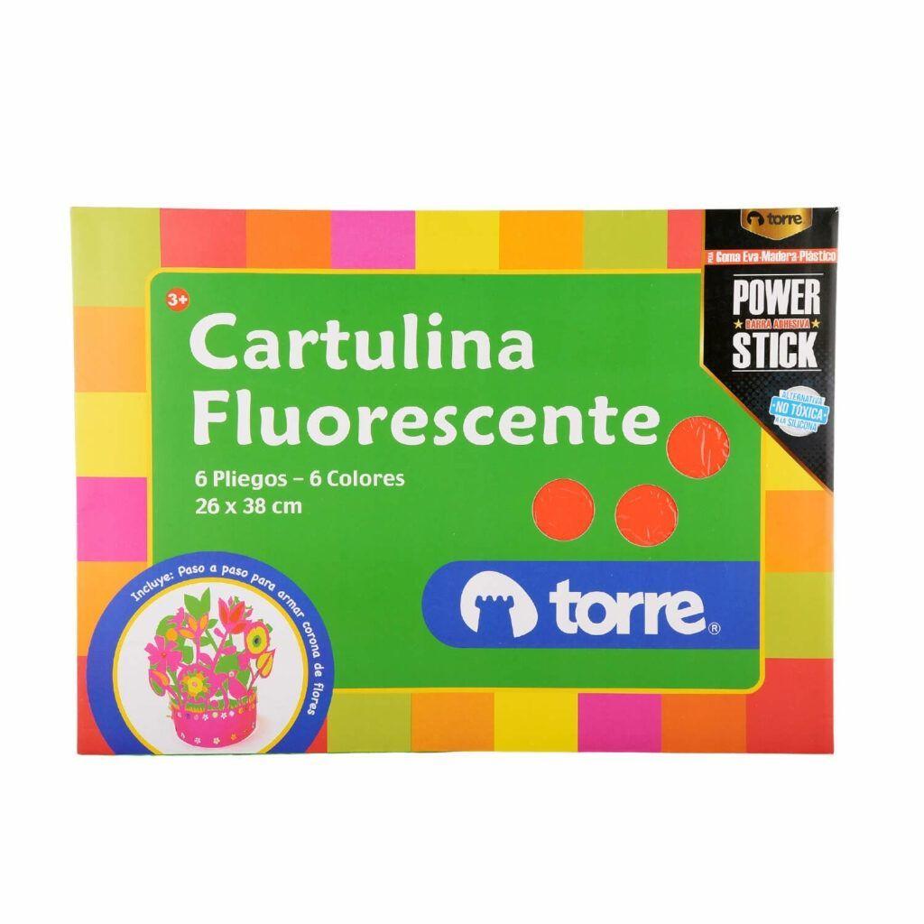 Carpeta Cartulina Española 6 Pliegos Colores Torre 26x38 Cms-0