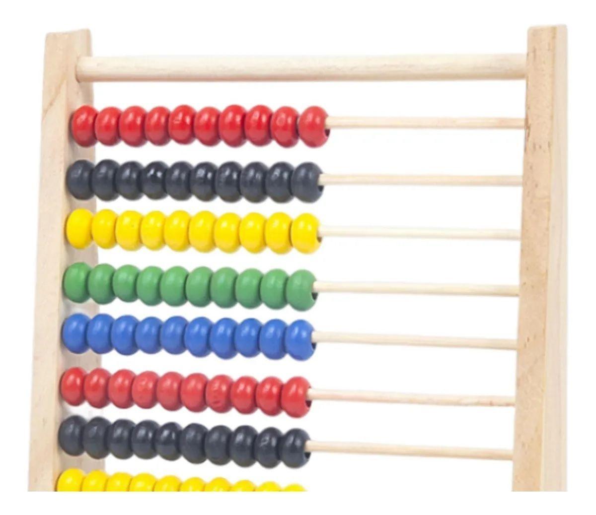 Abaco De Madera Cuenta Aritmética Didáctico Para Niños-2