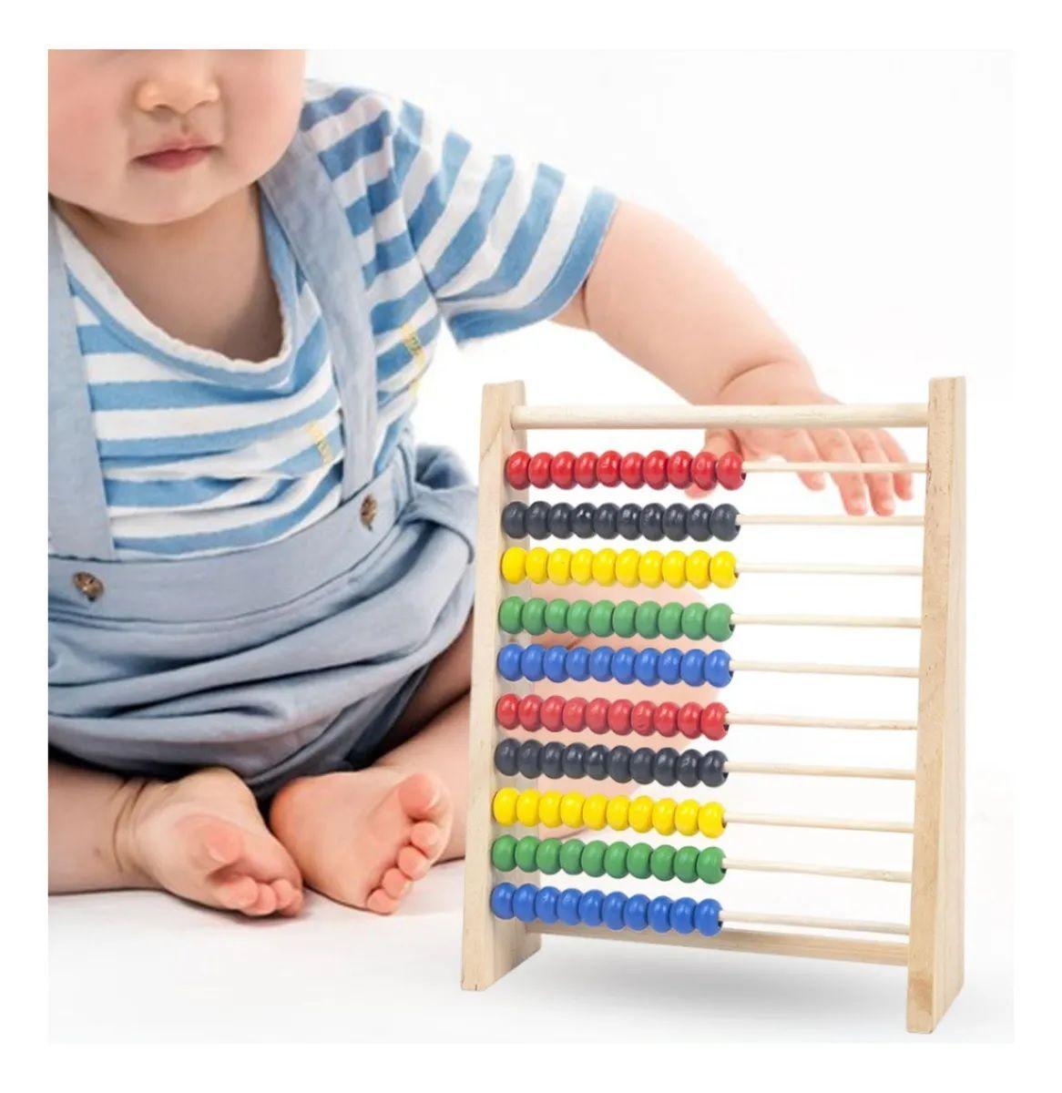 Abaco De Madera Cuenta Aritmética Didáctico Para Niños-4