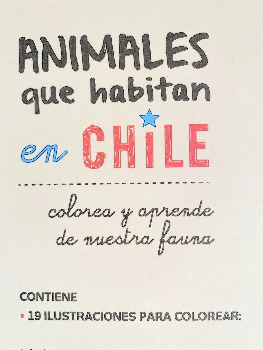Divertiblock Animales Chilenos Para Colorear Y Pintar-3