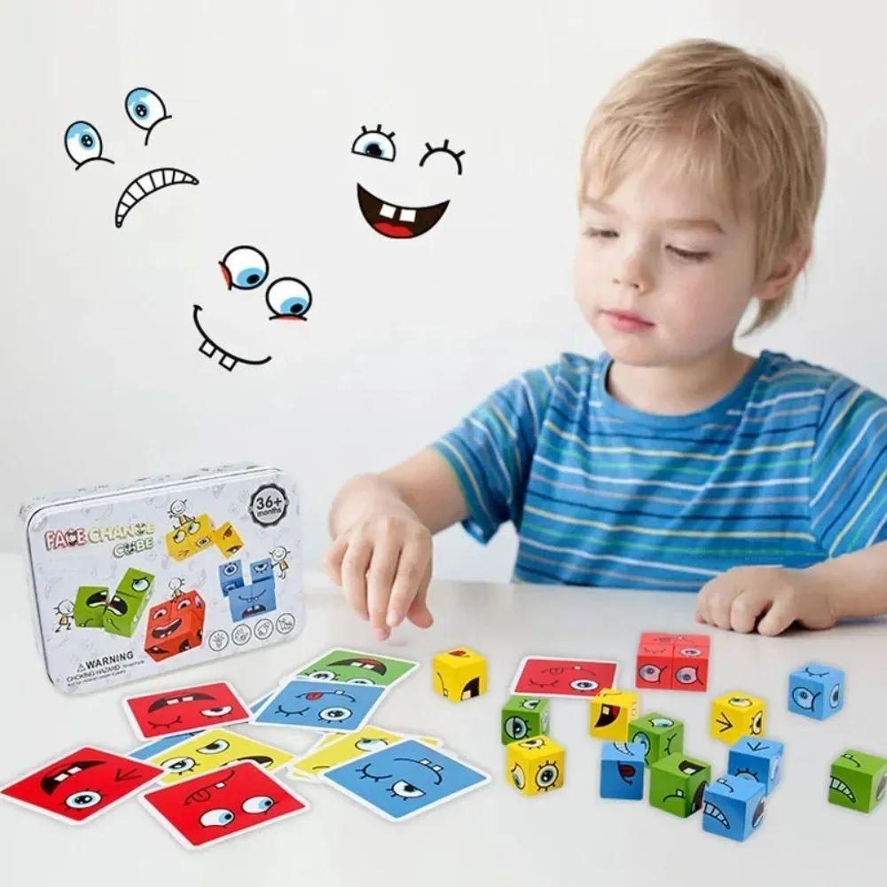 Cambia Cara Juego De Mesa Emociones Didactico Montessori-2