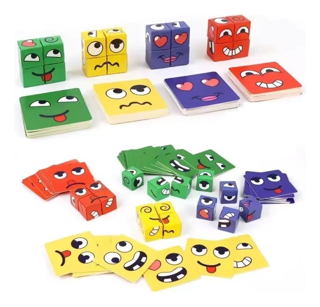 Cambia Cara Juego De Mesa Emociones Didactico Montessori-3