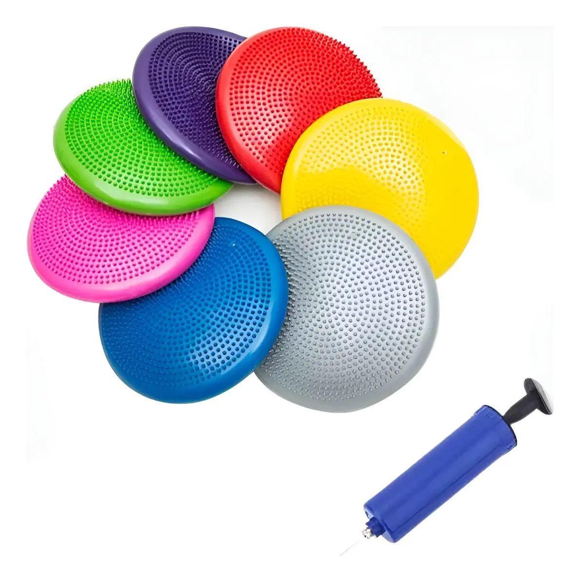 Cojin Disco Sensorial Equilibrio Estabilidad Yoga Tdah 34cm-3