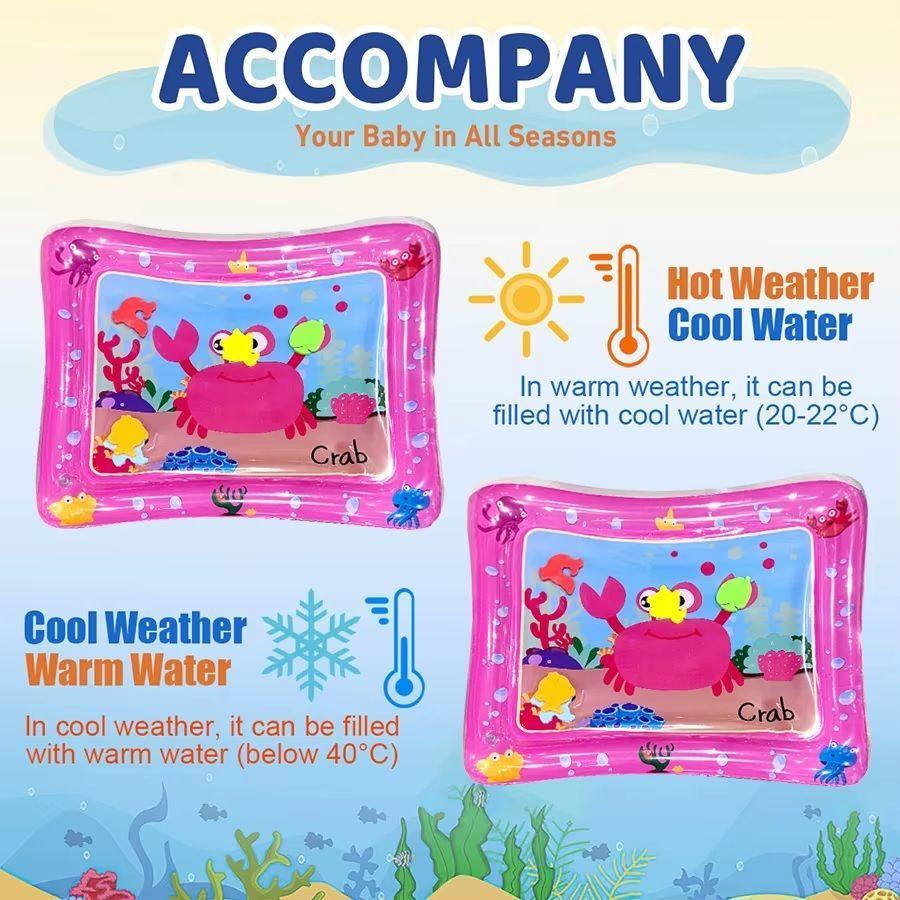 Piscina De Agua Inflable Sensorial Bebe Estimulacion Rosa-3