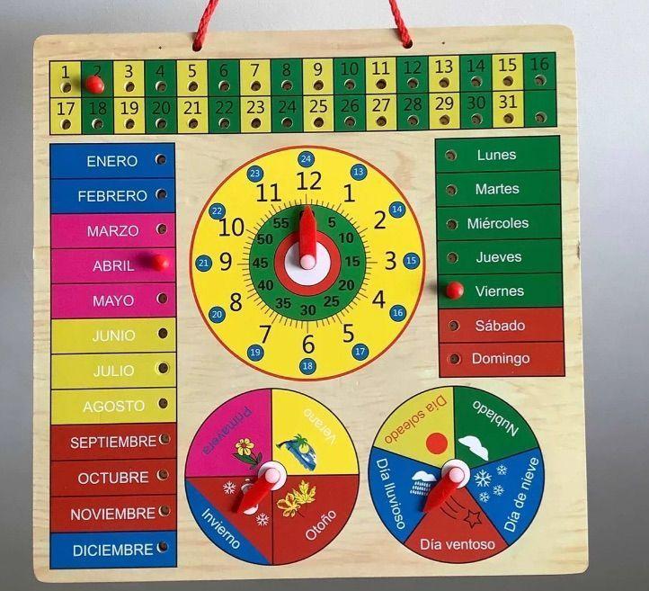 Juguete Reloj Calendario-2