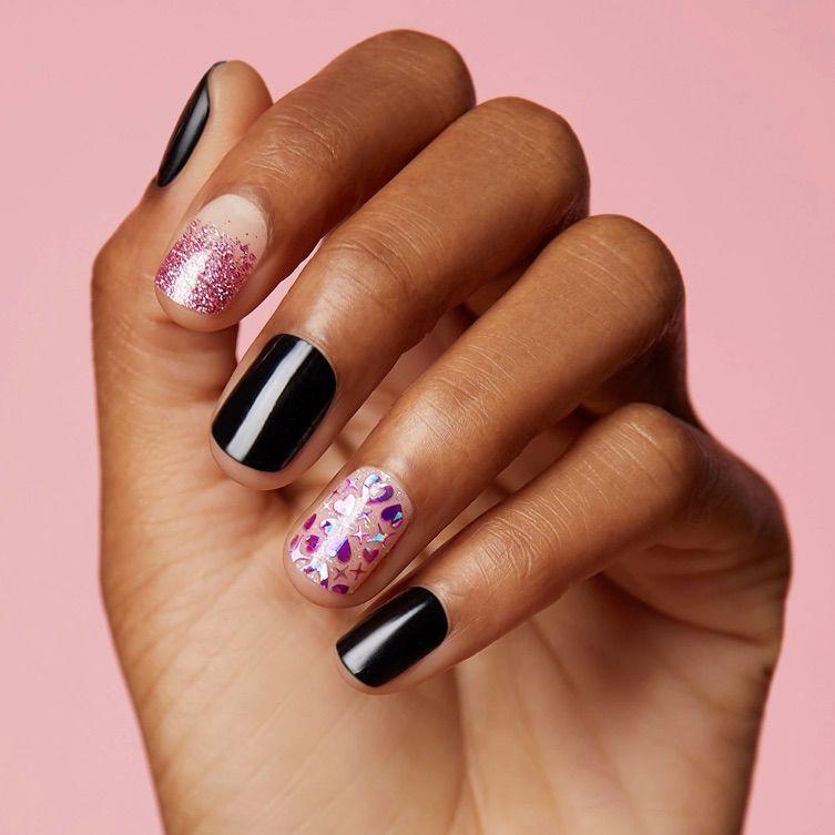 Uñas Adhesivas Gloss Ultra Shine Gel Negro-2