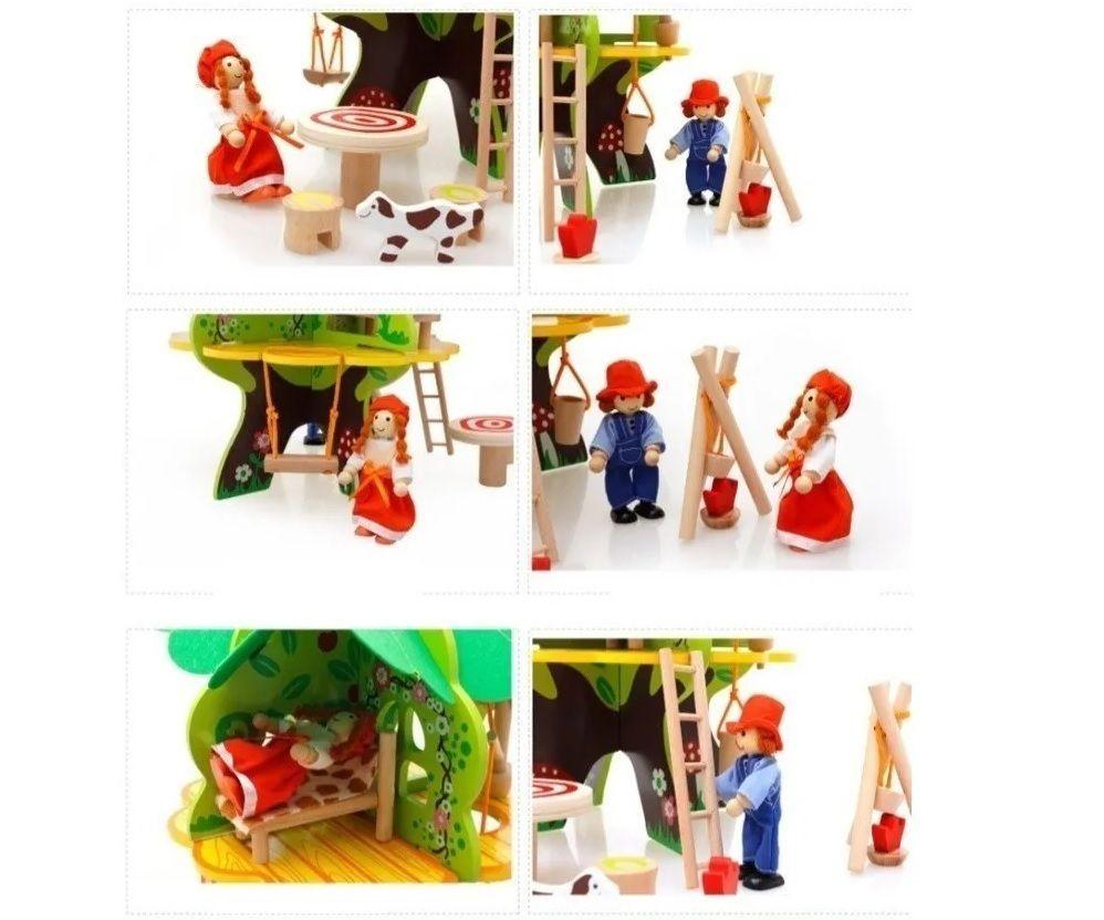 Casa Arbol De Muñecas Madera Niñas Juguete-7
