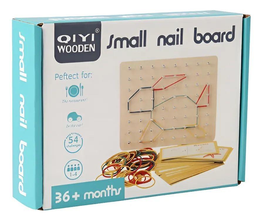 Tablero Madera Geoplano Espacio Imaginaci n Madera 18x14 Cms Madera-3