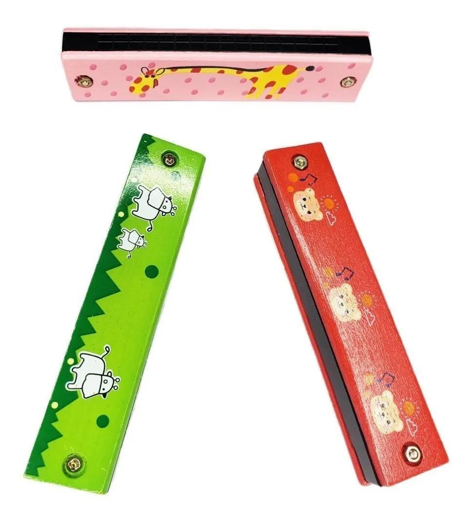 Armónica De Madera Juguete Niños Método Montessori-2