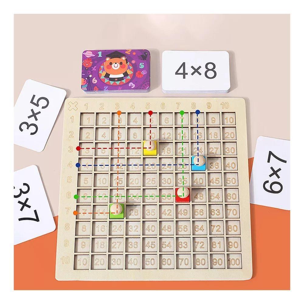 Tabla De Multiplicaci n De Madera Juguete De Matematica-2