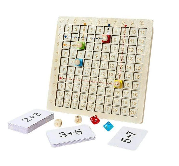 Tabla De Multiplicaci n De Madera Juguete De Matematica-3