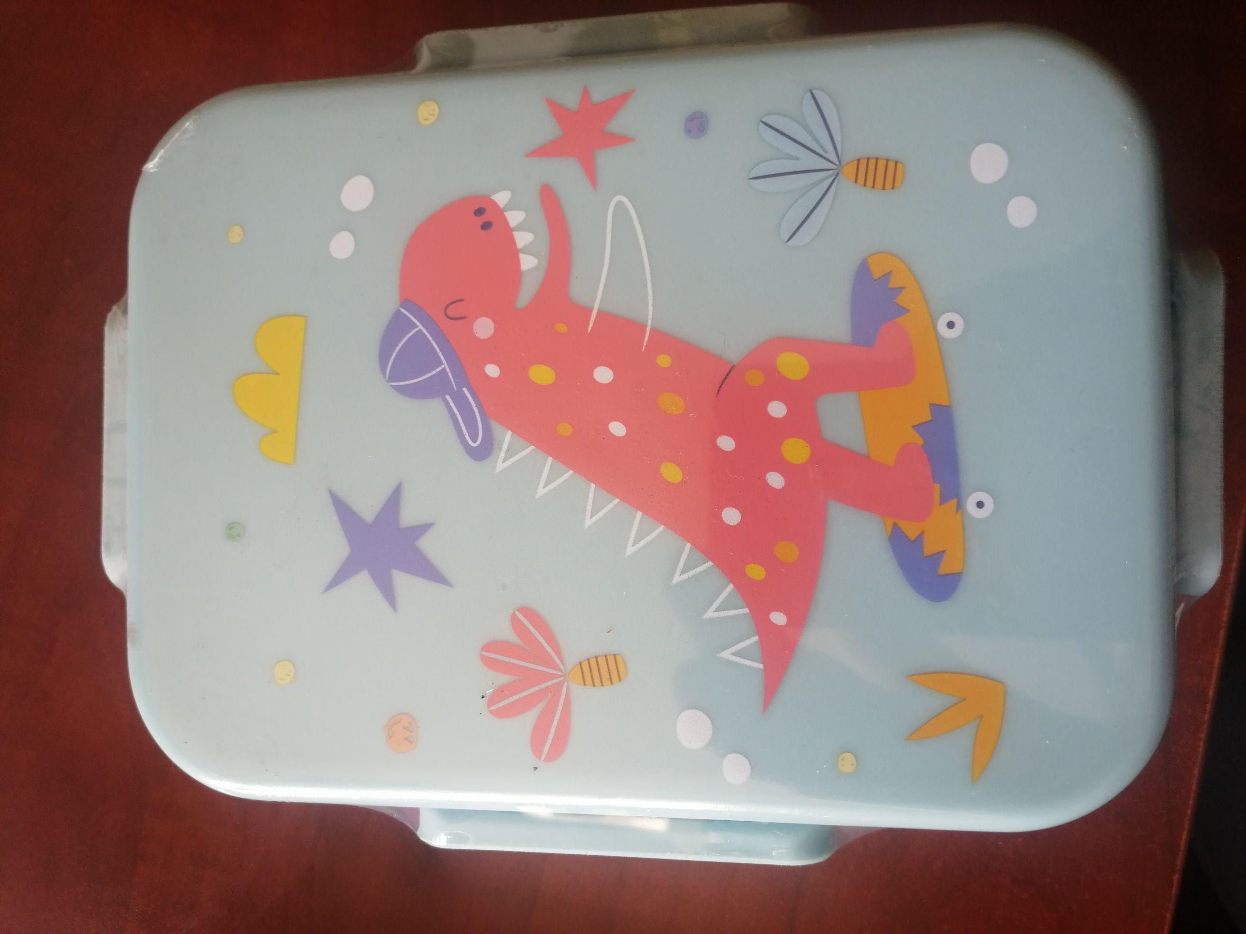 Taper Conntenedor Hermetico Niños Alimentos 800 Ml Colores Celeste-3