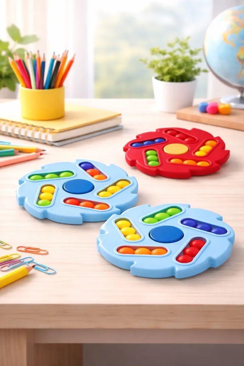 Juguete Sensorial Fidget Antiestres Bolitas Deslizables Ninos Tdah-2