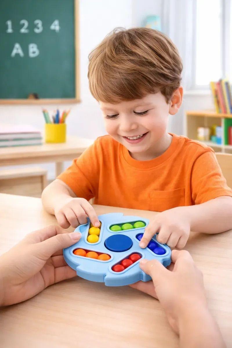 Juguete Sensorial Fidget Antiestres Bolitas Deslizables Ninos Tdah-3