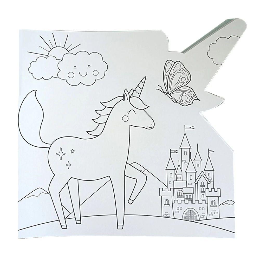 Block Para Colorear Y Pintar Unicornio Divertiblock-1