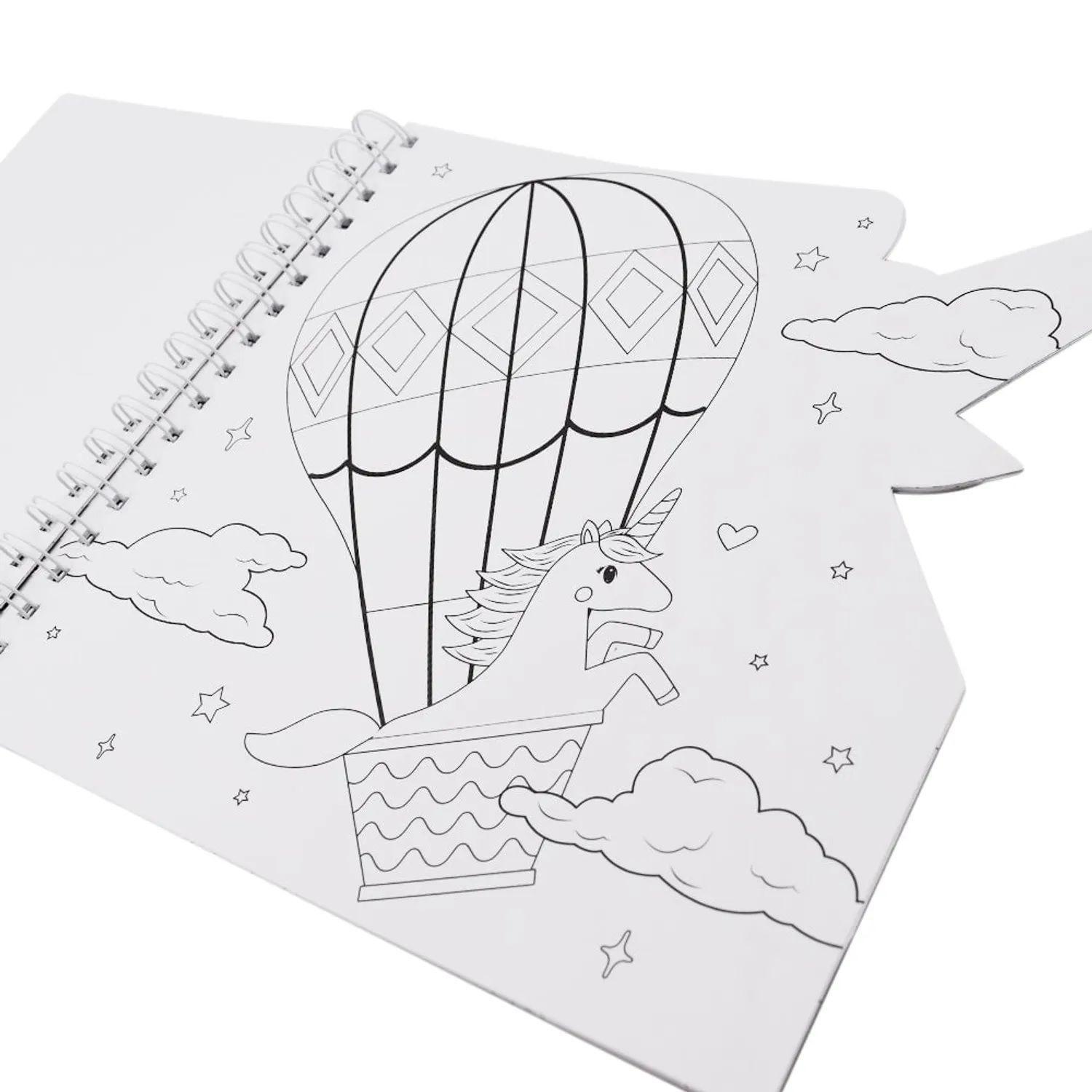 Block Para Colorear Y Pintar Unicornio Divertiblock-4