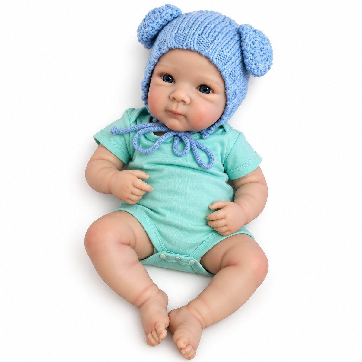 Muñeco Bebe Reborn Realista 50cm con Ropa y Accesorios-0