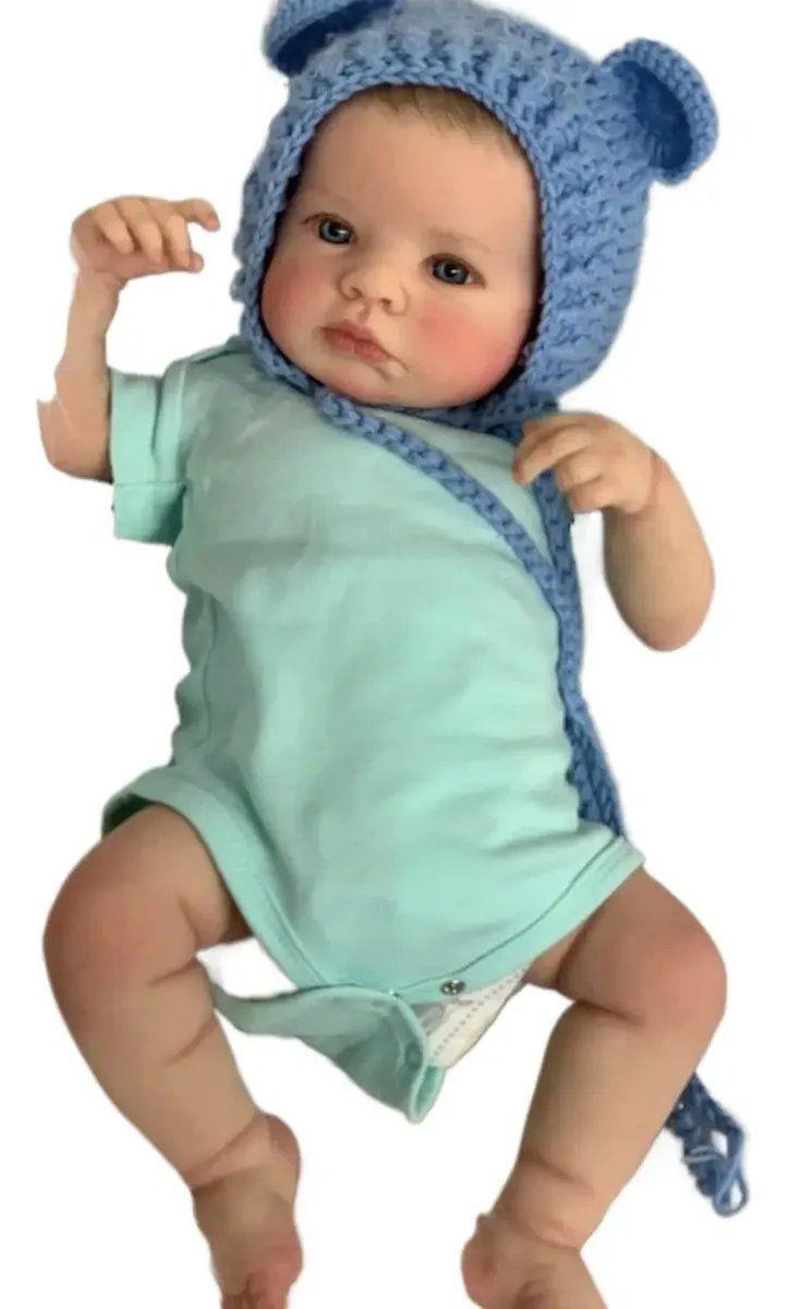 Muñeco Bebe Reborn Realista 50cm con Ropa y Accesorios-1