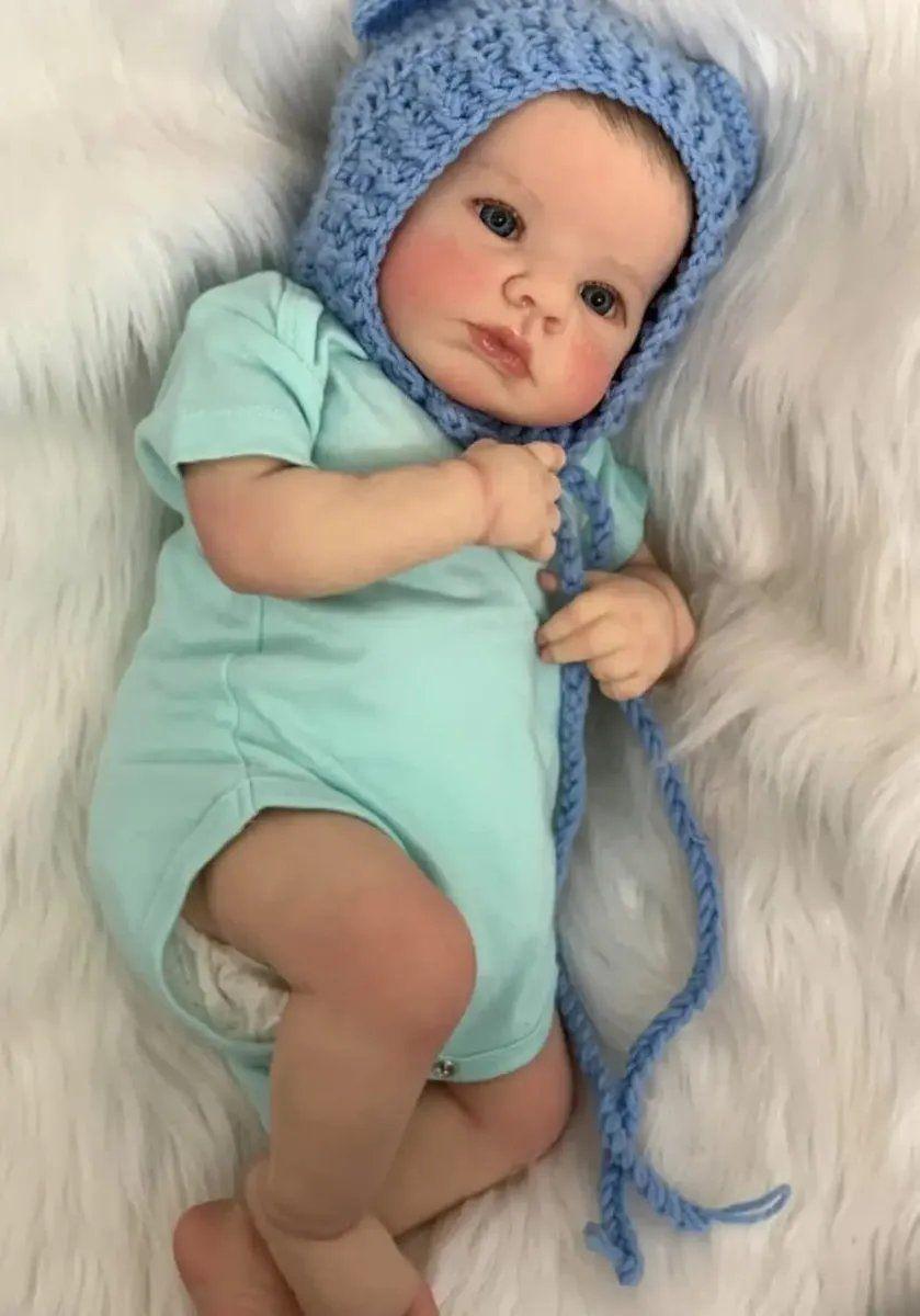 Muñeco Bebe Reborn Realista 50cm con Ropa y Accesorios-2
